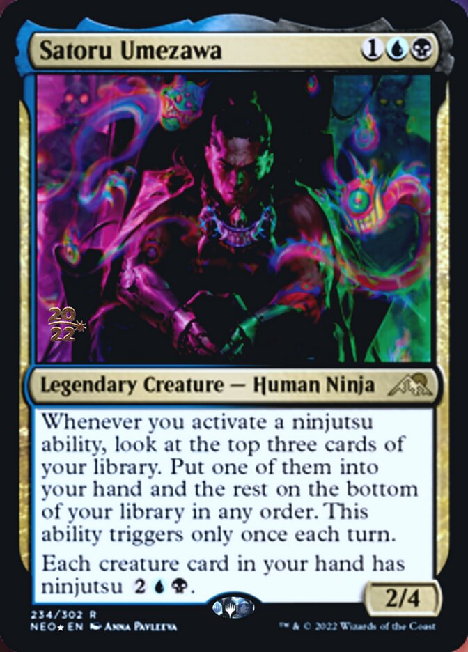 Satoru Umezawa [Kamigawa: Neon Dynasty Prerelease Promos] | Magic Magpie