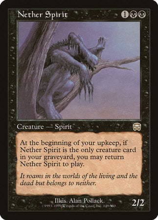 Nether Spirit [Mercadian Masques] | Magic Magpie