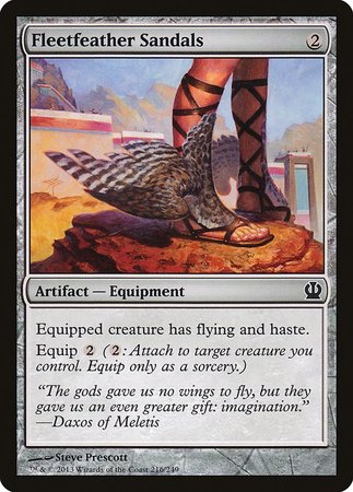 Fleetfeather Sandals [Theros] | Magic Magpie