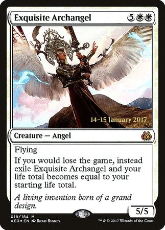 Exquisite Archangel [Aether Revolt Promos] | Magic Magpie