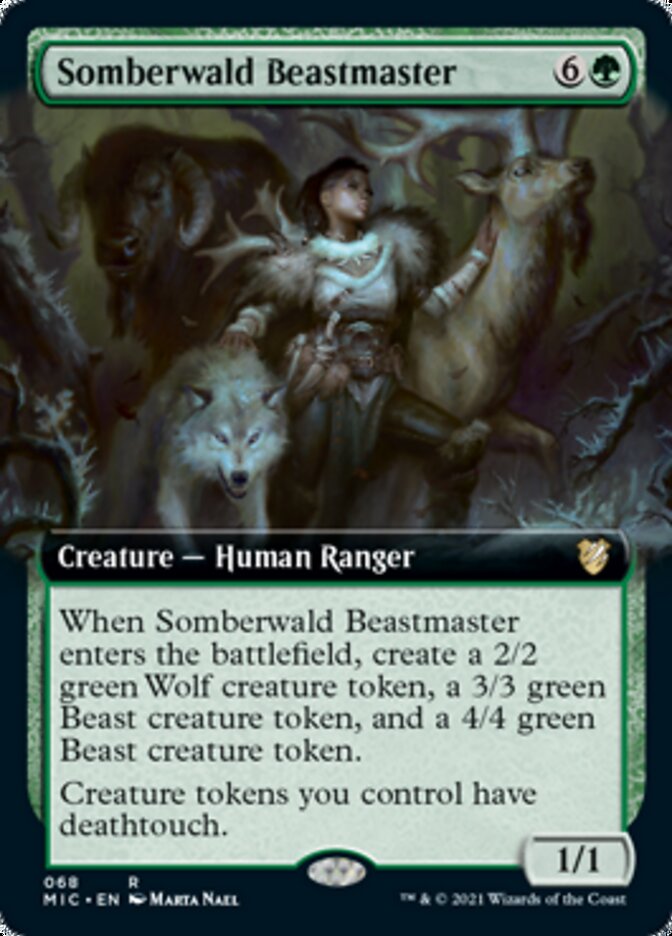 Somberwald Beastmaster (Extended) [Innistrad: Midnight Hunt Commander] | Magic Magpie