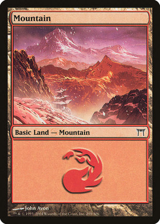 Mountain (299) [Champions of Kamigawa] | Magic Magpie