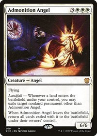 Admonition Angel [Zendikar Rising Commander] | Magic Magpie