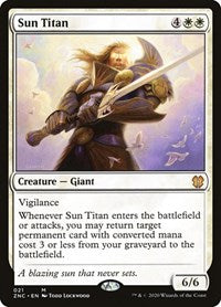 Sun Titan [Zendikar Rising Commander] | Magic Magpie