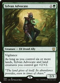 Sylvan Advocate [Zendikar Rising Commander] | Magic Magpie