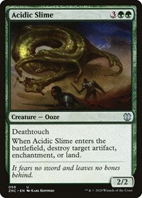 Acidic Slime [Zendikar Rising Commander] | Magic Magpie