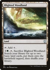 Blighted Woodland [Zendikar Rising Commander] | Magic Magpie