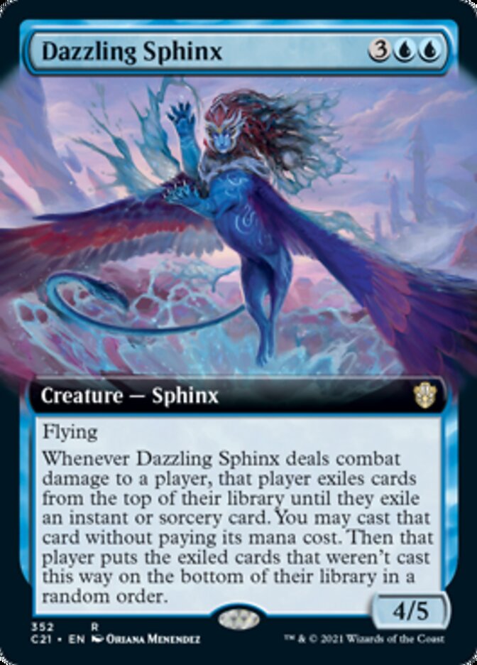 Dazzling Sphinx (Extended) [Commander 2021] | Magic Magpie