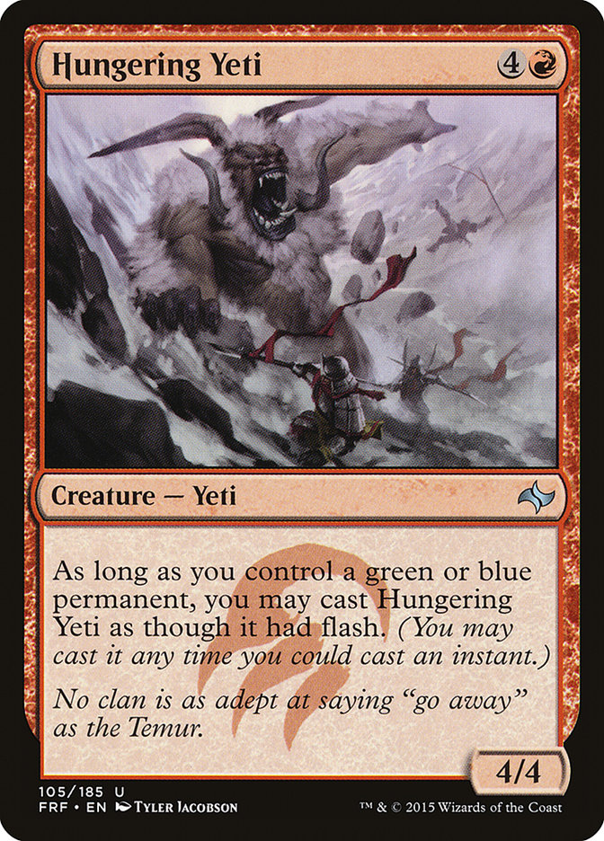 Hungering Yeti [Fate Reforged] | Magic Magpie