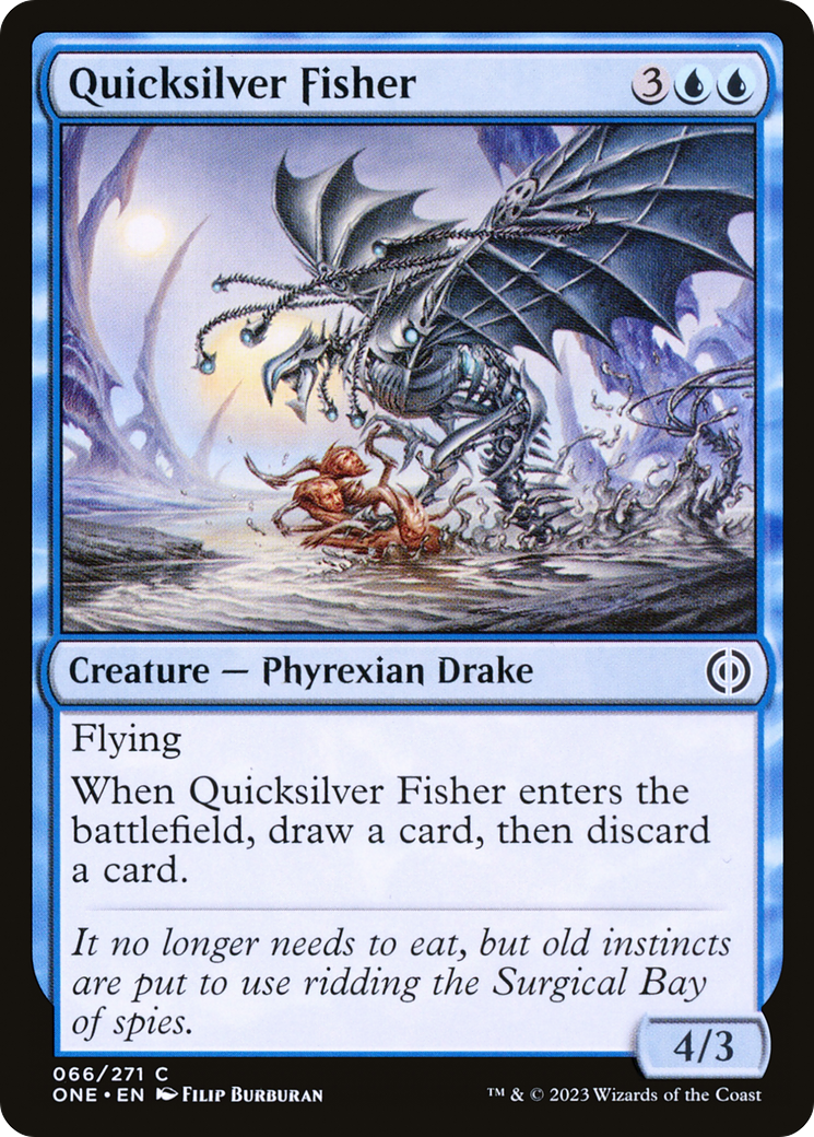 Quicksilver Fisher [Phyrexia: All Will Be One] | Magic Magpie