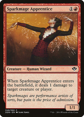Sparkmage Apprentice [Duel Decks: Speed vs. Cunning] | Magic Magpie