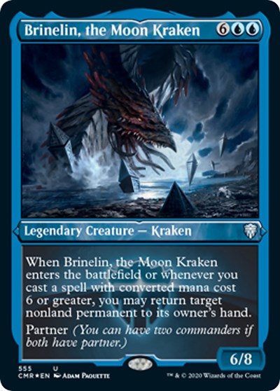 Brinelin, the Moon Kraken (Foil Etched) [Commander Legends] | Magic Magpie