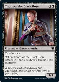 Thorn of the Black Rose [Commander Legends] | Magic Magpie