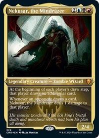 Nekusar, the Mindrazer (Foil Etched) [Commander Legends] | Magic Magpie