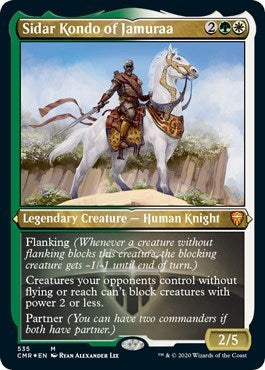 Sidar Kondo of Jamuraa (Foil Etched) [Commander Legends] | Magic Magpie
