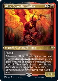Blim, Comedic Genius (Foil Etched) [Commander Legends] | Magic Magpie