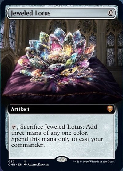 Jeweled Lotus (Extended Art) [Commander Legends] | Magic Magpie