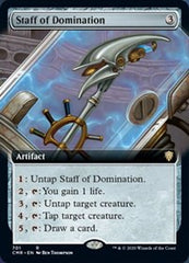 Staff of Domination (Extended Art) [Commander Legends] | Magic Magpie