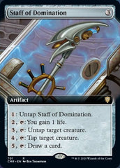 Staff of Domination (Extended Art) [Commander Legends] | Magic Magpie