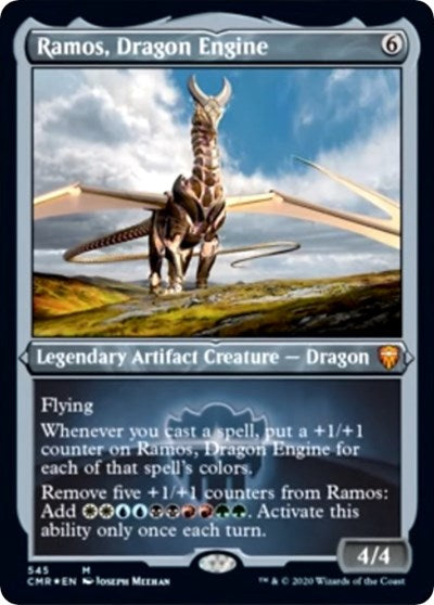 Ramos, Dragon Engine (Foil Etched) [Commander Legends] | Magic Magpie