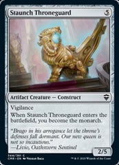 Staunch Throneguard [Commander Legends] | Magic Magpie