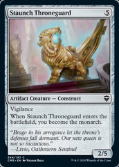 Staunch Throneguard [Commander Legends] | Magic Magpie