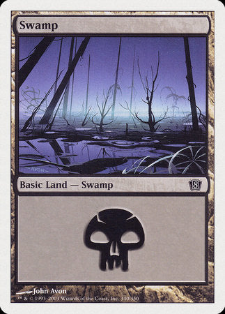 Swamp (340) [Eighth Edition] | Magic Magpie