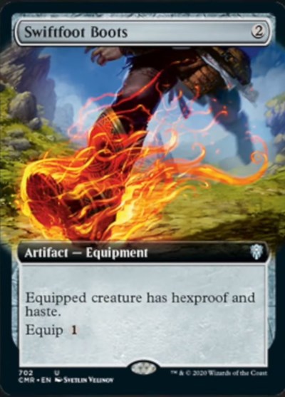 Swiftfoot Boots (Extended Art) [Commander Legends] | Magic Magpie