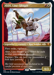 Akiri, Line-Slinger (Foil Etched) [Commander Legends] | Magic Magpie