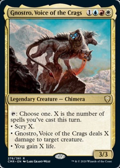 Gnostro, Voice of the Crags [Commander Legends] | Magic Magpie
