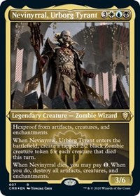 Nevinyrral, Urborg Tyrant (Foil Etched) [Commander Legends] | Magic Magpie