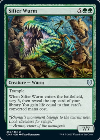 Sifter Wurm [Commander Legends] | Magic Magpie