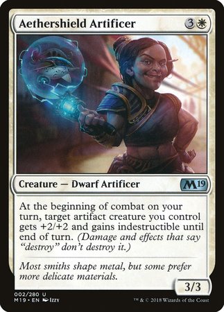 Aethershield Artificer [Core Set 2019] | Magic Magpie