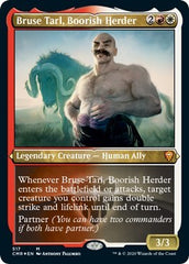 Bruse Tarl, Boorish Herder (Foil Etched) [Commander Legends] | Magic Magpie