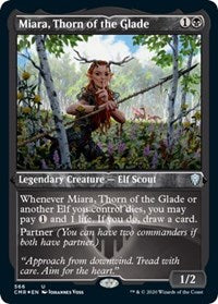 Miara, Thorn of the Glade (Foil Etched) [Commander Legends] | Magic Magpie