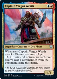 Captain Vargus Wrath [Commander Legends] | Magic Magpie