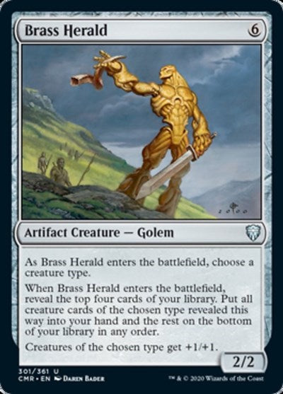 Brass Herald [Commander Legends] | Magic Magpie