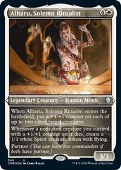 Alharu, Solemn Ritualist (Foil Etched) [Commander Legends] | Magic Magpie