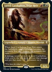 Jared Carthalion, True Heir (Foil Etched) [Commander Legends] | Magic Magpie