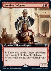 Humble Defector (Extended Art) [Commander Legends] | Magic Magpie