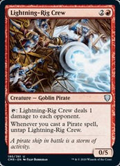Lightning-Rig Crew [Commander Legends] | Magic Magpie
