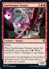 Sparktongue Dragon [Commander Legends] | Magic Magpie