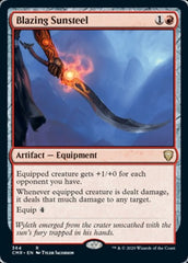 Blazing Sunsteel [Commander Legends] | Magic Magpie