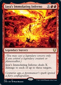 Jaya's Immolating Inferno [Commander Legends] | Magic Magpie