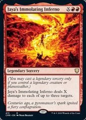 Jaya's Immolating Inferno [Commander Legends] | Magic Magpie