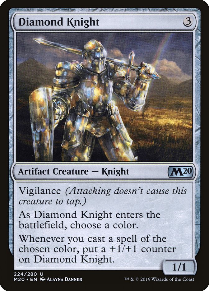 Diamond Knight [Core Set 2020] | Magic Magpie