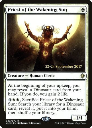 Priest of the Wakening Sun [Ixalan Promos] | Magic Magpie