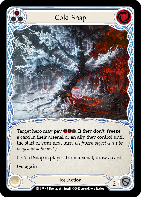Cold Snap (Red) [UPR147] (Uprising)  Rainbow Foil | Magic Magpie