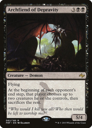 Archfiend of Depravity [Fate Reforged] | Magic Magpie