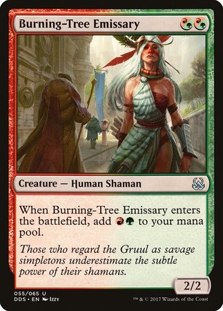 Burning-Tree Emissary [Duel Decks: Mind vs. Might] | Magic Magpie